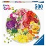 Puzzle cerc fructe si legume 500 piese
